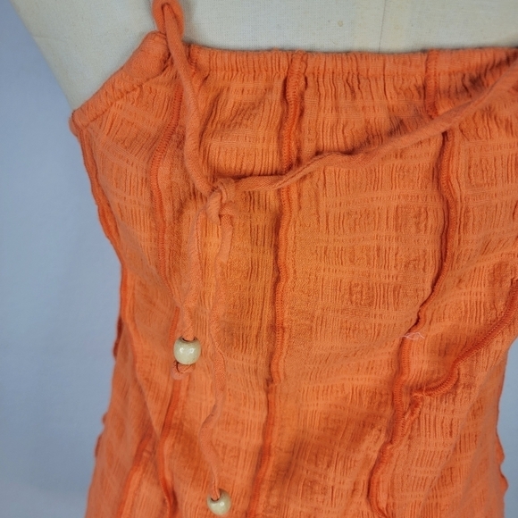 Free People Orange Mini Dress - Picture 3 of 4